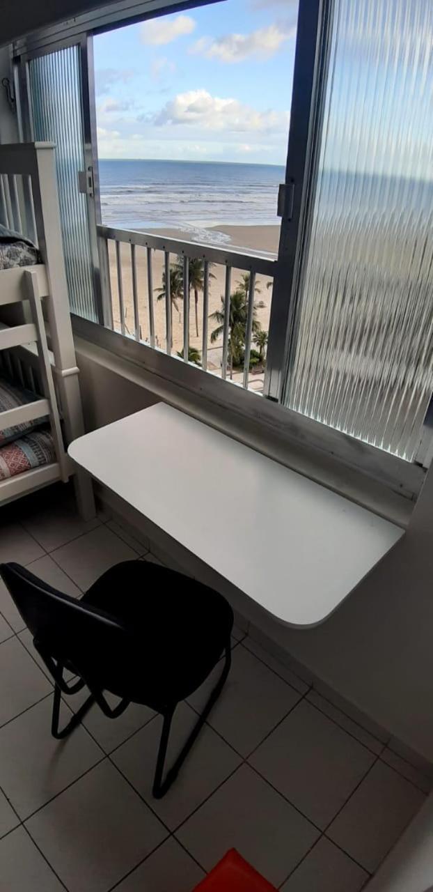 Apartamento Pe Na Areia Praia Grande  Esterno foto